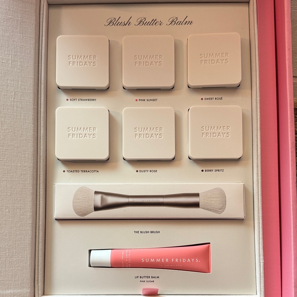 Summer Fridays Blush Butter Balm Collection
